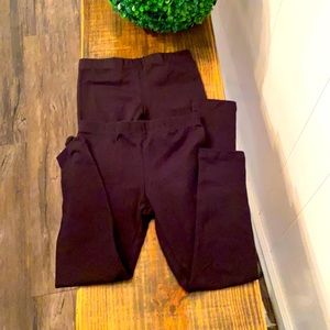 2 pairs of Brand new size 5/6 children’s place black leggings